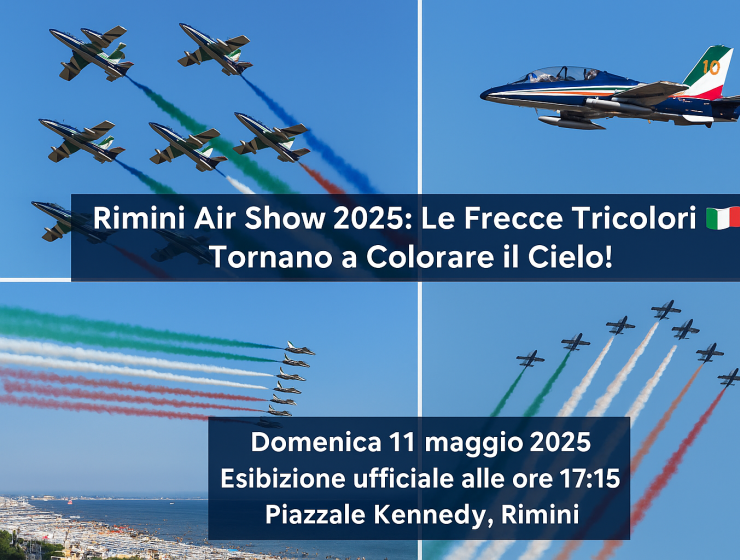 ✈️ Rimini Air Show 2025: Le Frecce Tricolori Tornano a Colorare il Cielo! 🇮🇹🌟