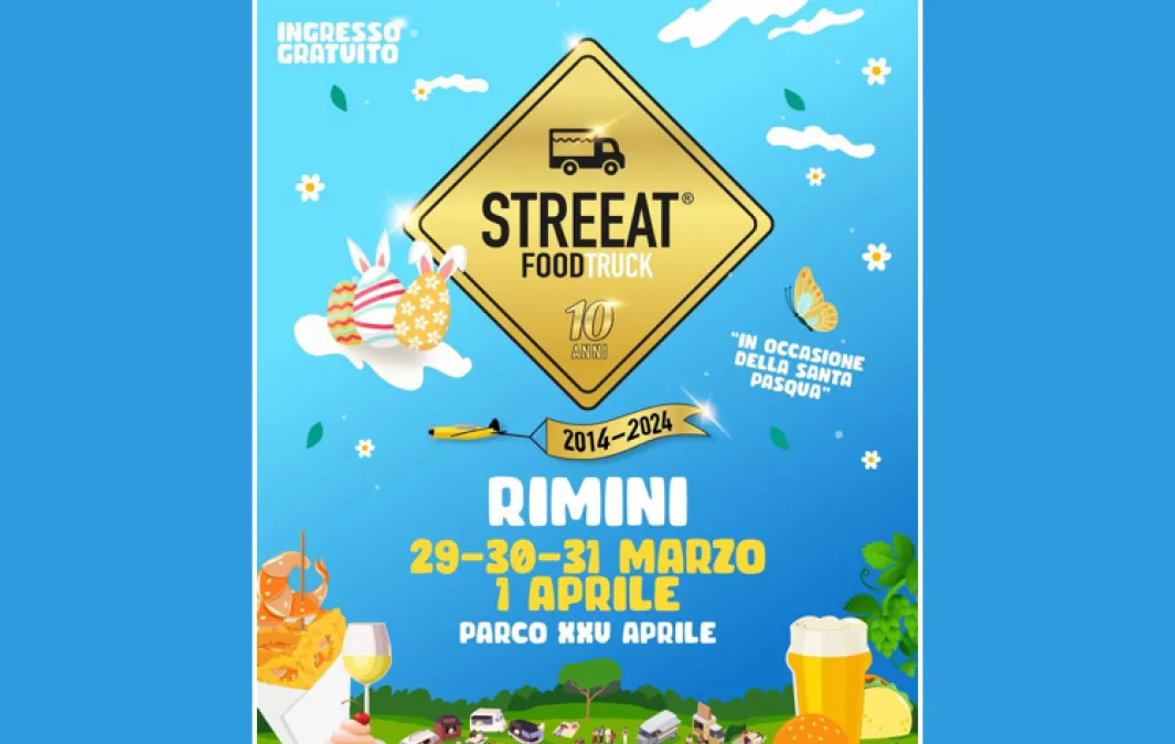 Festival food truck a Rimini, 29 marzo-1 aprile, ingresso gratuito.